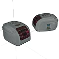 Two Modern Digital Rice Cookers With Stainless Steel Body For Home Kitchen Use