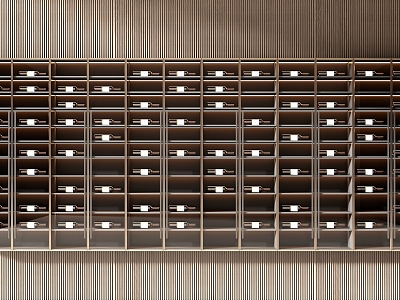 Wine Cabinet Wine Grille 3d model