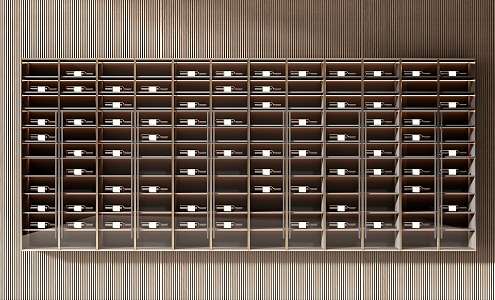 Wine Cabinet Wine Grille 3d model