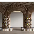 Modern Column 3d model