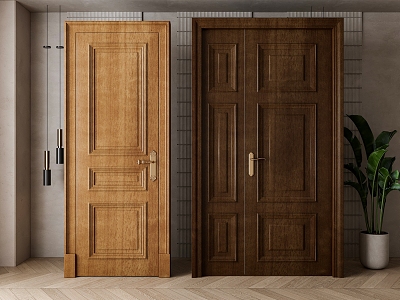 American-style child-mother door combination model