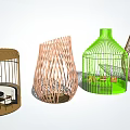 Modern Public Chair With Woven Structure And Wooden Frame For Outdoor Spaces