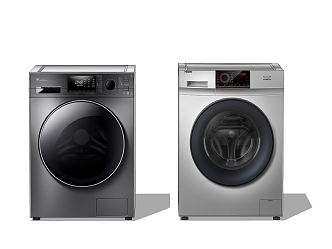 Modern washing machine Haier washing machine 3d model