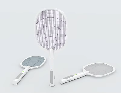 Modern electric mosquito swatter 3d model Modern electric mosquito swatter 3d model