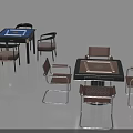 Modern Board Game Entertainment With Stylish Tables And Comfortable Chairs