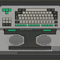 Sci-fi Computer Sci-fi Computer Home Computer Peripherals Hardware 3d model