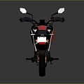 Modern motorcycle two-wheeled motorcycle off-road motorcycle road racing motorcycle 3d model