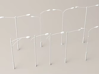 Street Light Outdoor Street Light 3d model