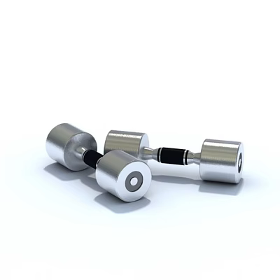 fitness equipment sports equipment dumbbell 3d model