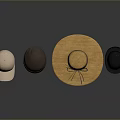 Various Stylish Hats Collection Featuring Straw Baseball Cap And Bow Design Details