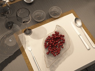 Modern Tableware Plate 3d model