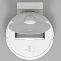 White Robotic Vacuum Cleaner With Automatic Cleaning For Smart Home Daily Use
