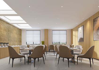 Modern Restaurant 3d model