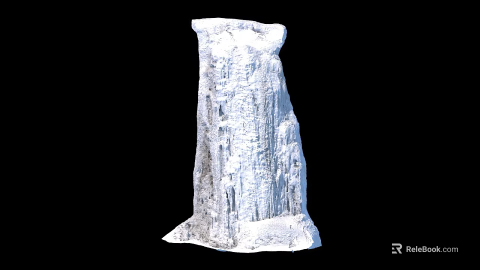 Stone Wood Artisan Crafted Decor Piece With Intricate Texture And Wooden Base 3d model 