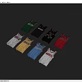 Assorted Team Basketball Jerseys In Multiple Colors For Sports Fans
