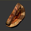 Love wood carving furnishings realistic 3d model