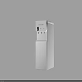Freestanding Water Dispenser With Hot Cold Taps And Control Panel 3d model