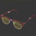 Stylish Modern Sunglasses With Black Frame Reflective Lenses And Sleek Design