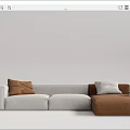Modern Poliform Multiplayer Sofa 3d model