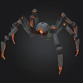 Robot Detector Electronic Instrument Spider 3d model