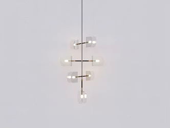 Modern Chandelier Dining Room Living Room Chandelier 3d model
