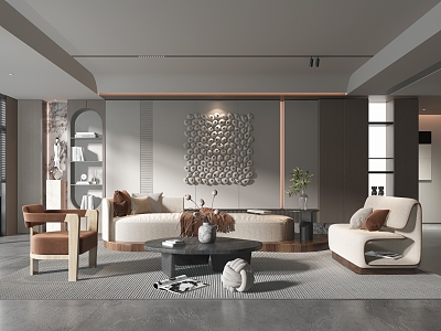 modern living room model