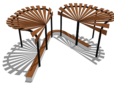 Modern gallery structure model