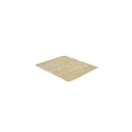 Beige Square Rug With Woven Texture And Handmade Design For Modern Living Space