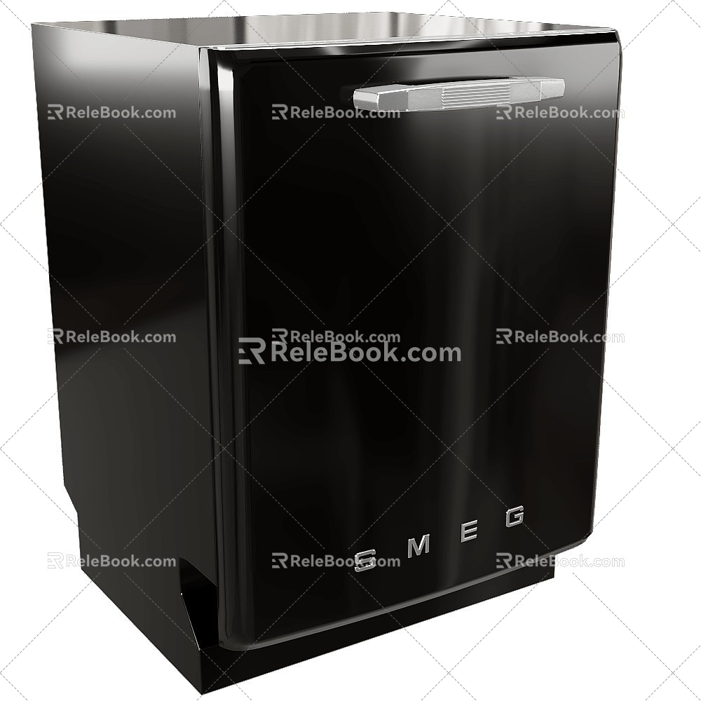 Modern Dishwasher 3d model