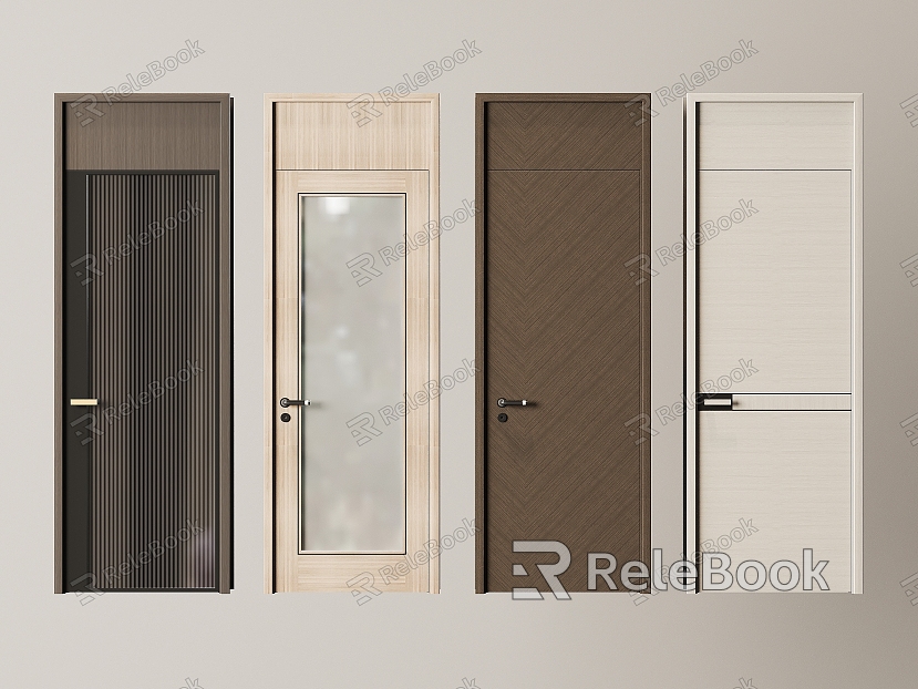 Interior door open top door to top door room door bedroom door swing door kitchen toilet door single open wooden door model