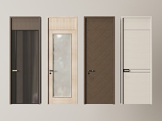 Interior door open top door top door room door bedroom door swing door kitchen toilet door single open wooden door 3d model