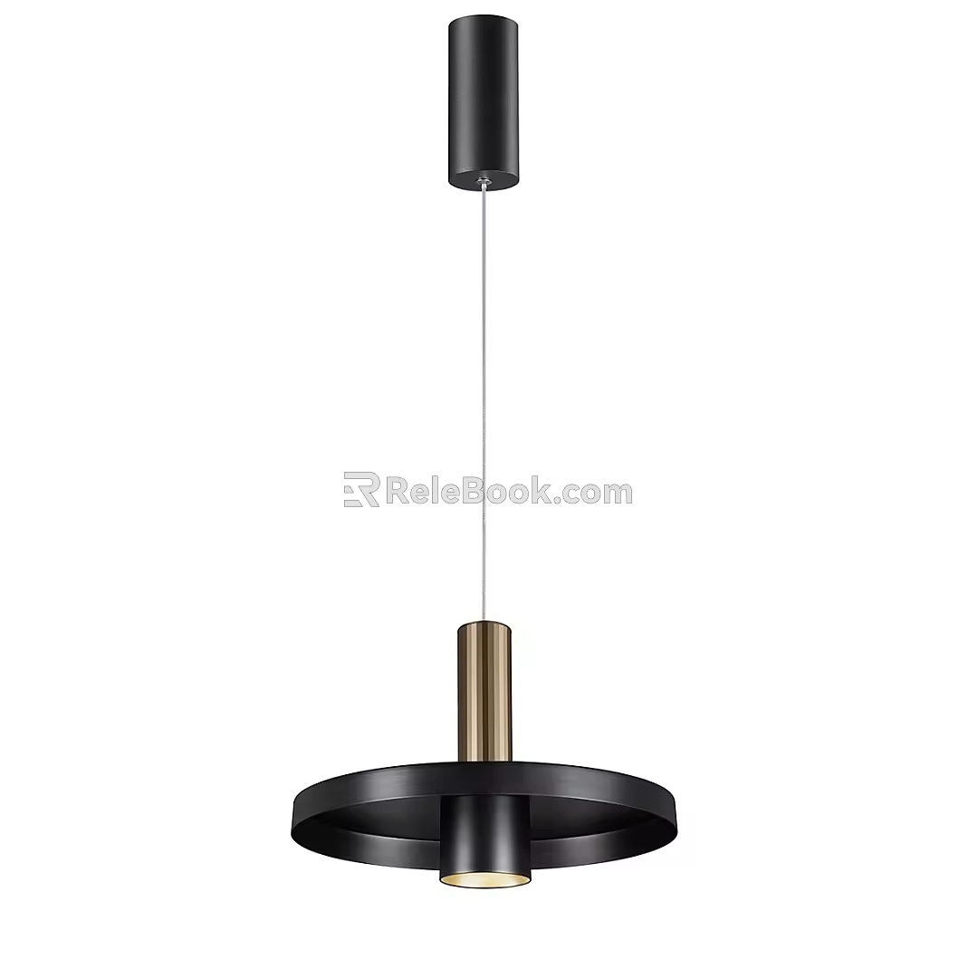Simple chandelier 3d model