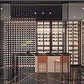 Modern Wine Cellar 3d model