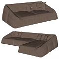 Modern Combination Sofa 3d model