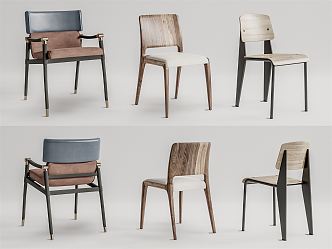 Modern Dining Chair Leisure Chair Dining Chair 3d model