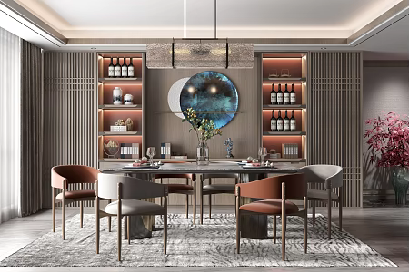 New Chinese Restaurant 3d model