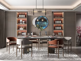 New Chinese Restaurant 3d model