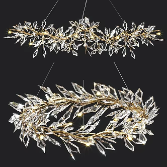 Vintage Chandelier Cota John Richard 3d model