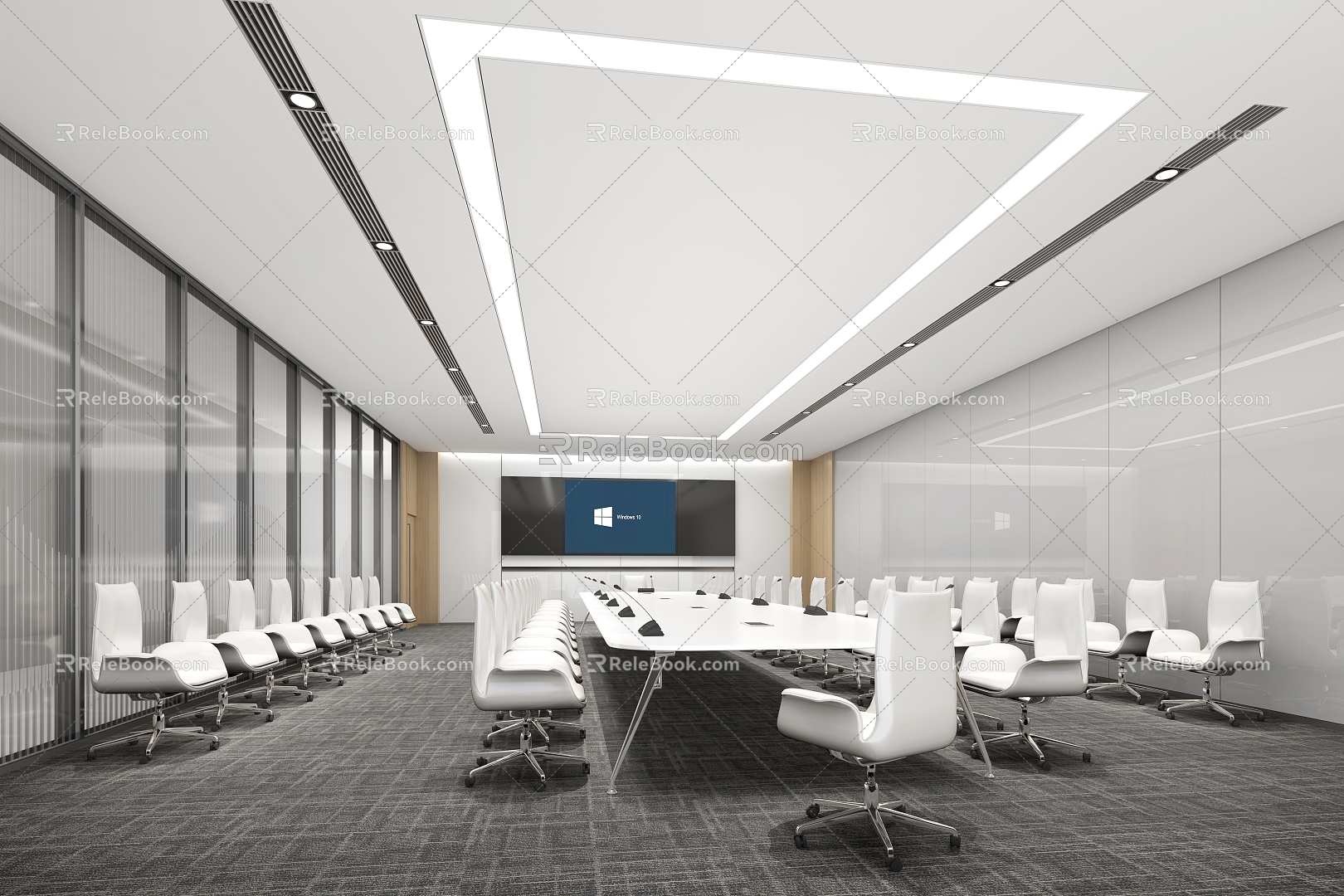 Modern Meeting Room Office 3d model