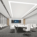 Modern Meeting Room Office 3d model