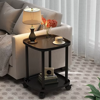 Storage Rack Sofa Table Lamp Ornaments 3d model