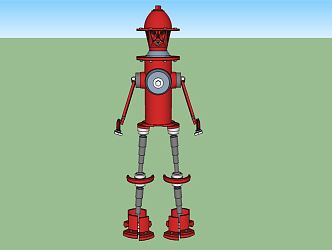 Modern Robots 3d model