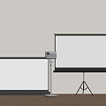 Projector screen 3d model