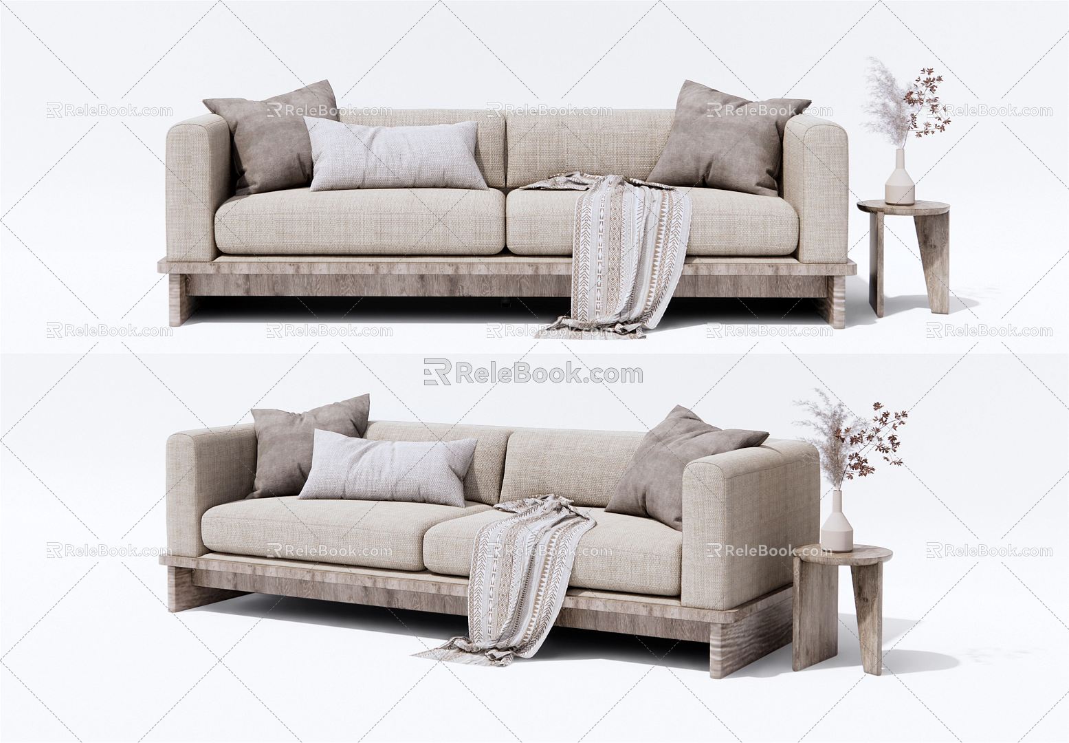 How many sides of the silent double sofa model