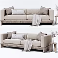 How many sides of the silent double sofa 3d model