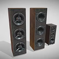 High Quality Floor Standing And Bookshelf Speakers With Wooden Finish Modern Design And Multiple Drivers
