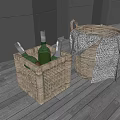 Nordic Storage Basket 3d model