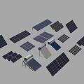 Different Types Of Solar Panels Featuring Various Designs And Sizes