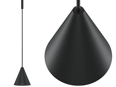Modern Black Downlights And Spotlights With Sleek Design For Home Interior 3d model