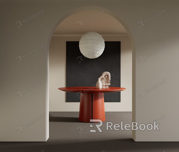 Modern dining table model